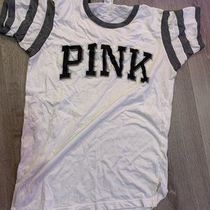 White and grey shirt